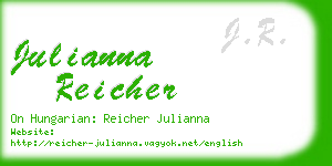 julianna reicher business card